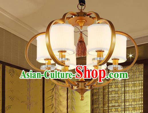 Traditional China Handmade Brass Lantern Ancient Lanterns Palace Ceiling Lamp