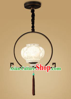 Traditional China Handmade Ceramics Lantern Ancient Lanterns Palace Ceiling Lamp