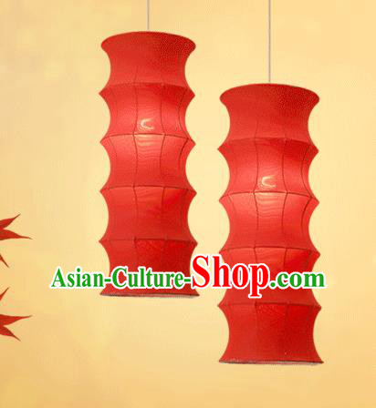 Traditional China Handmade Red Lantern Ancient New Year Hanging Lanterns Palace Ceiling Lamp