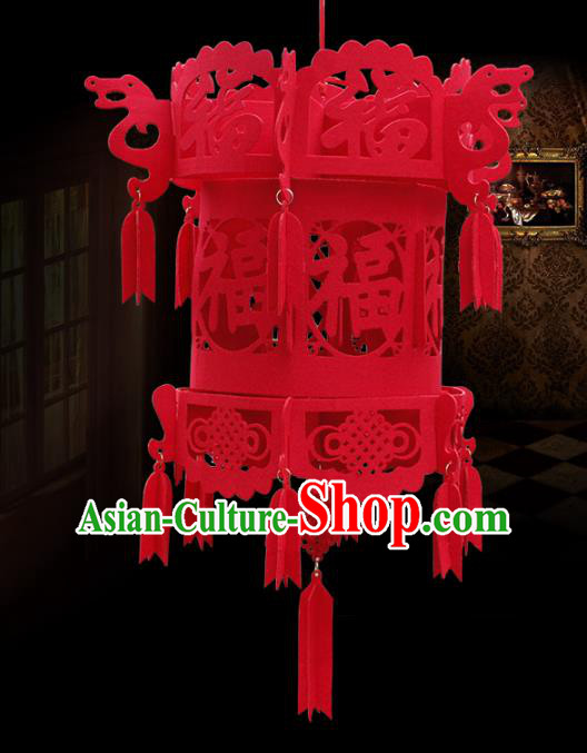 China Handmade Red Lantern Traditional New Year Lanterns Palace Portable Lamp