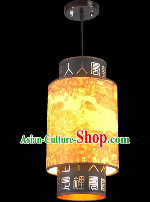 China Handmade Parchment Lantern Traditional Lanterns Palace Hanging Lamp