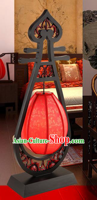 Asian China Desk Lanterns Traditional Chinese Ancient Lamp Red Palace Lantern