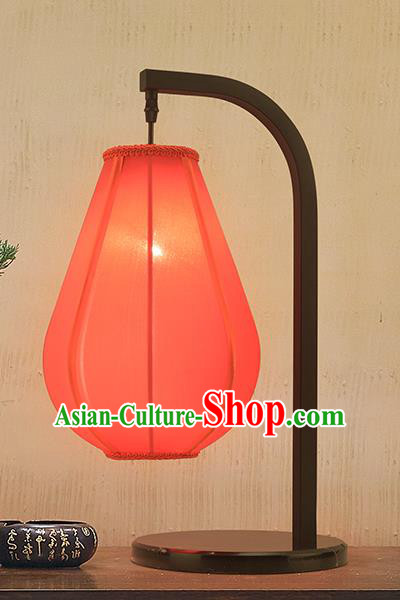 Asian China Style Lanterns Traditional Chinese Ancient Red Desk Lamp Palace Lantern