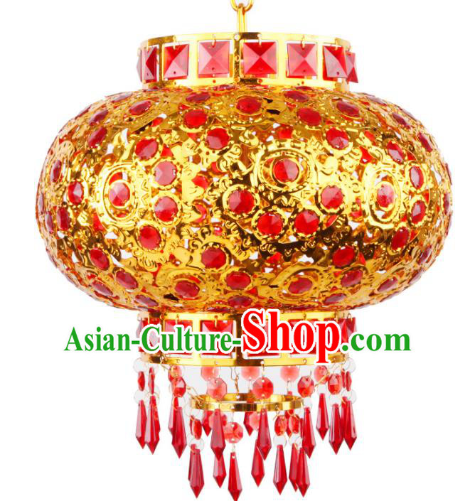 Chinese Handmade Palace Lanterns Traditional New Year Red Hanging Lantern