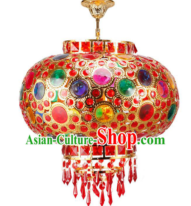 Chinese Ancient Handmade Colorful Palace Lanterns Traditional Hanging Lantern