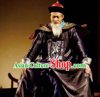 Chinese Late Qing Dynasty Minister Li Hongzhang Replica Costumes Ancient Historical Costume for Men