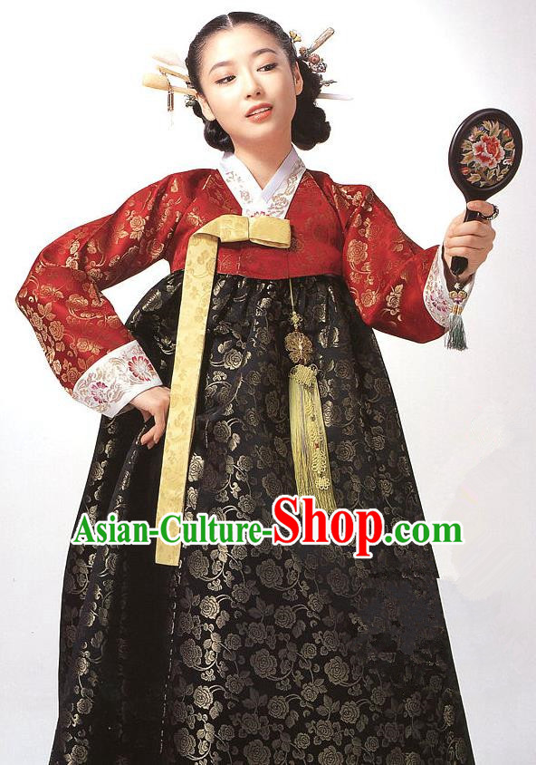 Korean Traditional Palace Clothing Empress Hanbok Korea Fashion Apparel Dress for Women