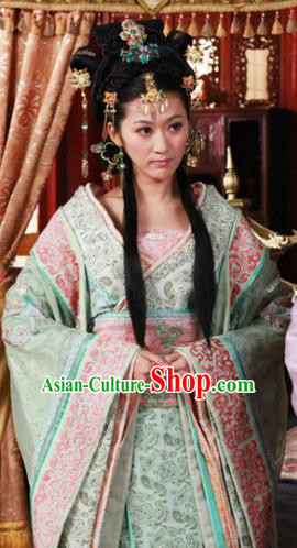 Ancient Chinese Ming Dynasty Imperial Consort Yu Historical Costume Embroidered Replica Costume for Women