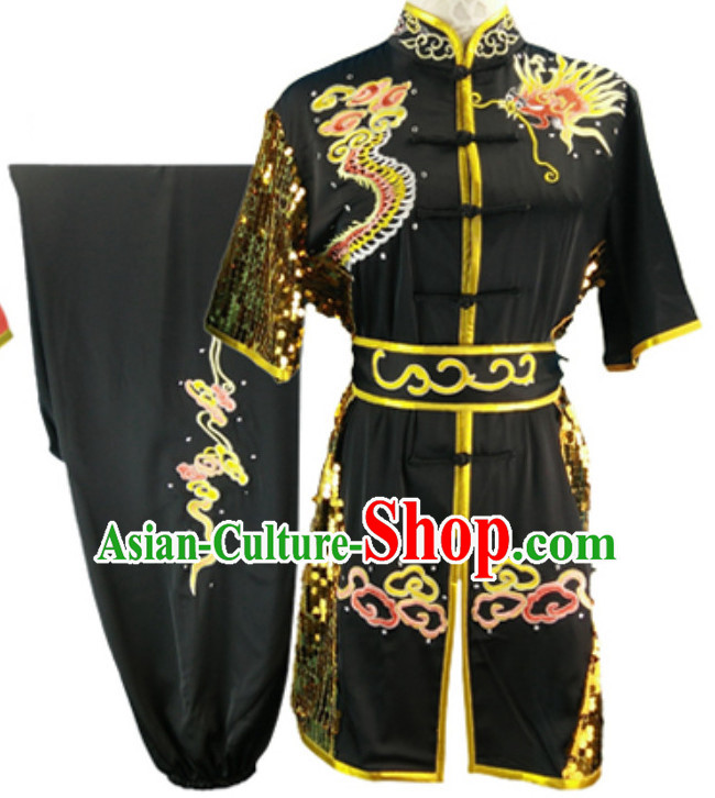 Black Top Changquan Nanquan Long Fist Southern Fist Best and the Most Professional Kung Fu Martial Arts Clothing Suits