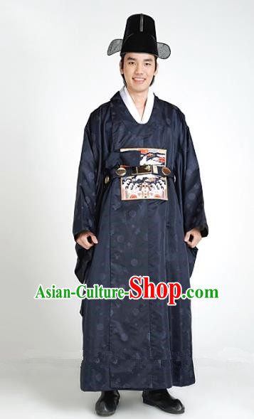 Asian Korean Hanbok Ancient Palace King Traditional Costume for Men