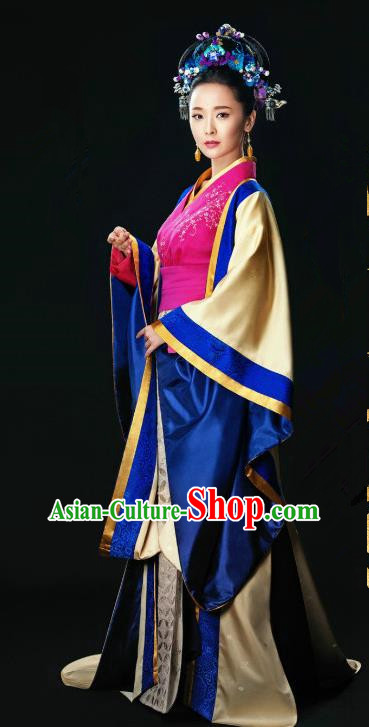 Ancient Chinese Song Dynasty Imperial Consort Hanfu Dress Palace Replica Costume for Women
