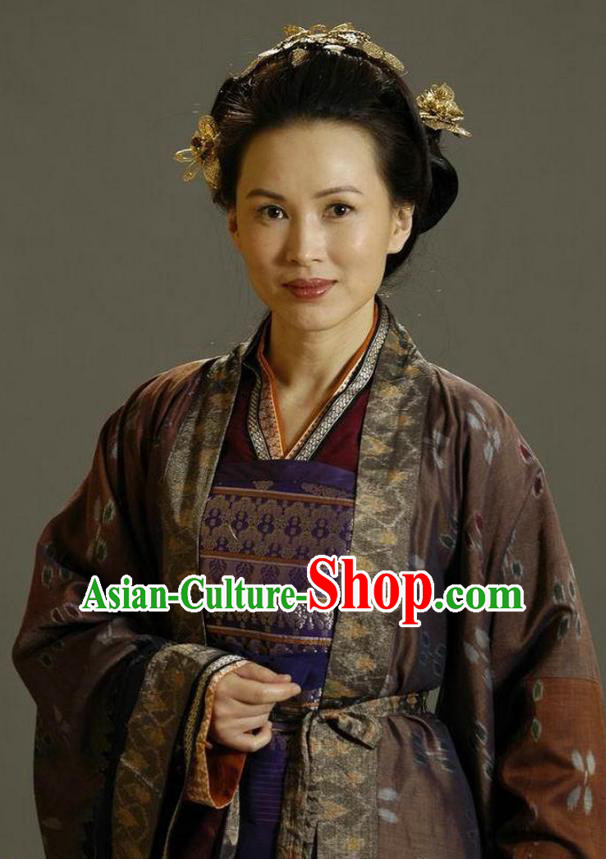 Ancient Chinese Song Dynasty General She Saihua Dowager Countess Replica Costume for Women