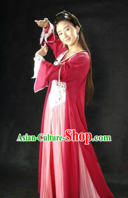 Ancient Chinese Song Dynasty Palace Lady Dance Dress Princess Replica Costume for Women