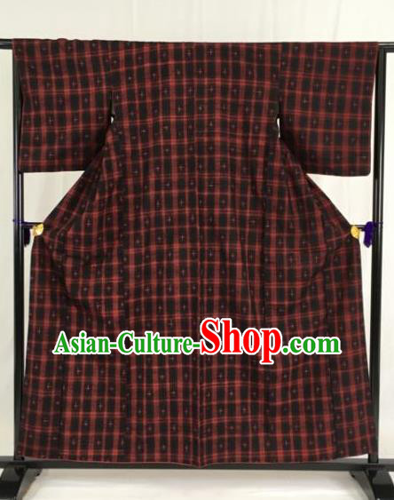 Japanese Traditional Kimono Ancient Yukata Robe Wafuku Hakama Haori Clothing for Men