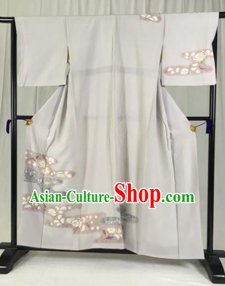 Japanese Traditional Kimono Ancient Samurai Yukata Robe Wafuku Hakama Haori Clothing for Men