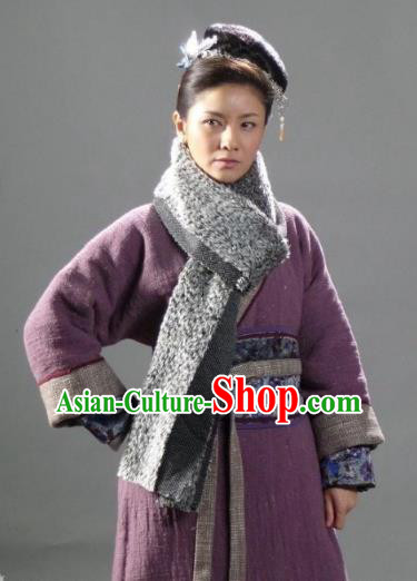 Chinese Ancient Costume Song Dynasty Novel Water Margin Character Heroine Gu Dasao Replica Costume for Women