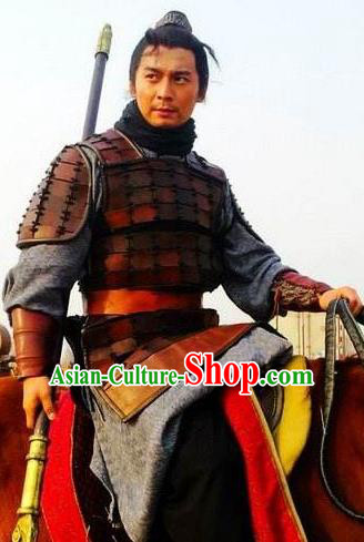 Chinese Ancient Novel Water Margin Character Shi Xiu Costume Song Dynasty Mount Liang Hero Replica Costume