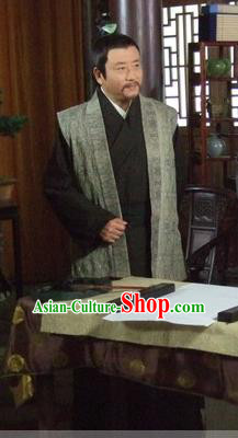 Chinese Ancient Song Dynasty Litterateur Politician Wang An-shi Replica Costume for Men