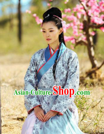 Chinese Traditional Tang Dynasty Swordswoman Dress Young Lady Replica Costume for Women