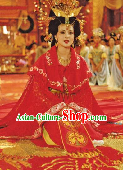 Chinese Ancient Tang Dynasty Consort Yang Dress Imperial Concubine Replica Costume for Women