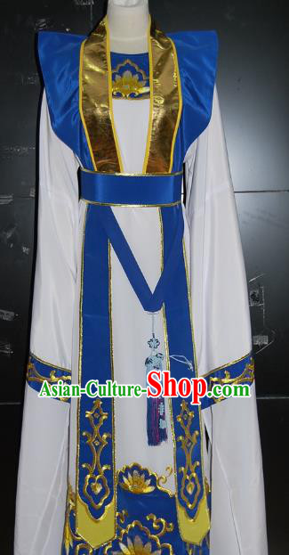 Traditional Chinese Beijing Opera Costume Peking Opera Niche White Clothing for Adults