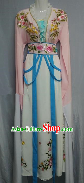 Traditional Chinese Beijing Opera Nobility Lady Costume Professional Peking Opera Diva Pink Dress