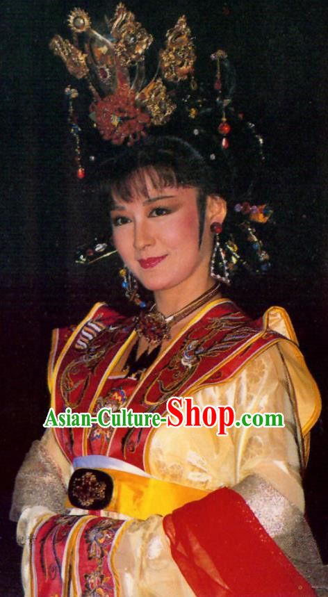 Chinese Ancient Tang Dynasty Empress Dress Palace Queen Wu Zetian Historical Costume for Women