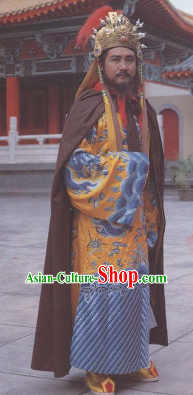 Chinese Ancient Tang Dynasty Emperor Li Zhi Replica Costume for Men