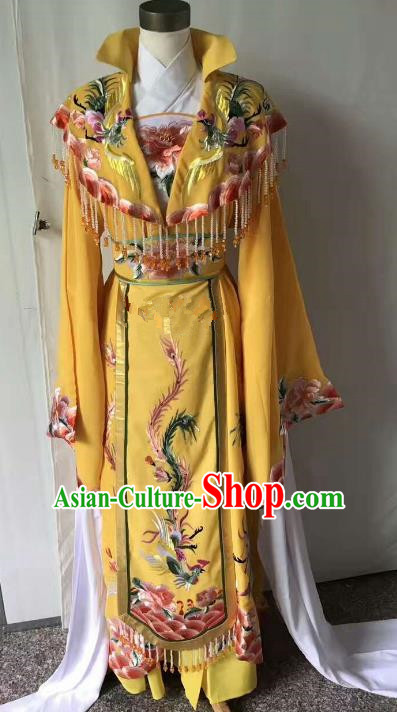 Top Grade Chinese Beijing Opera Diva Water Sleeve Dress China Peking Opera Empress Embroidered Costume