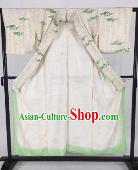 Japanese Male Costume Ancient Palace White Kimono Traditional Wafuku Hakama Yukata Robe for Men