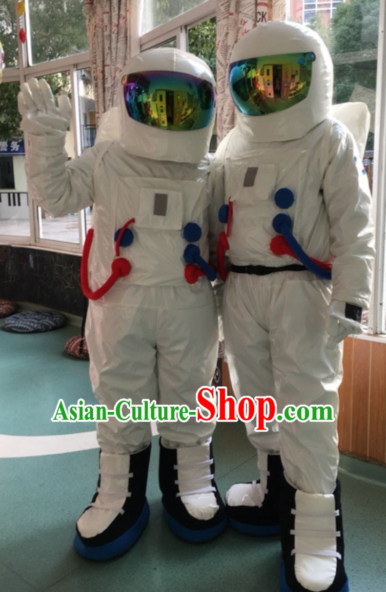 Space and Cosmonauts Theme Costumes Complete Set