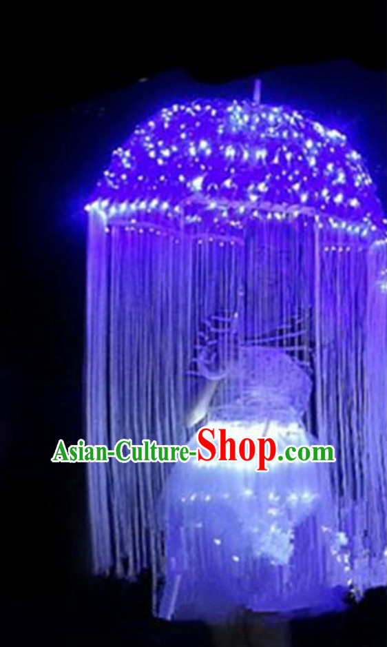 LED Umbrella LED Light Umbrella LED Stage Performance Dancing Dance Props and Costumes Complete Set