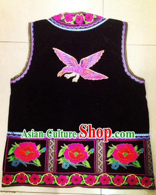 Traditional Chinese Miao Nationality Dance Clothing Hmong Ethnic Minority Costumes and Headwear