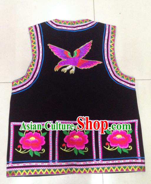 Traditional Chinese Miao Nationality Dance Clothing Hmong Ethnic Minority Costumes and Headwear