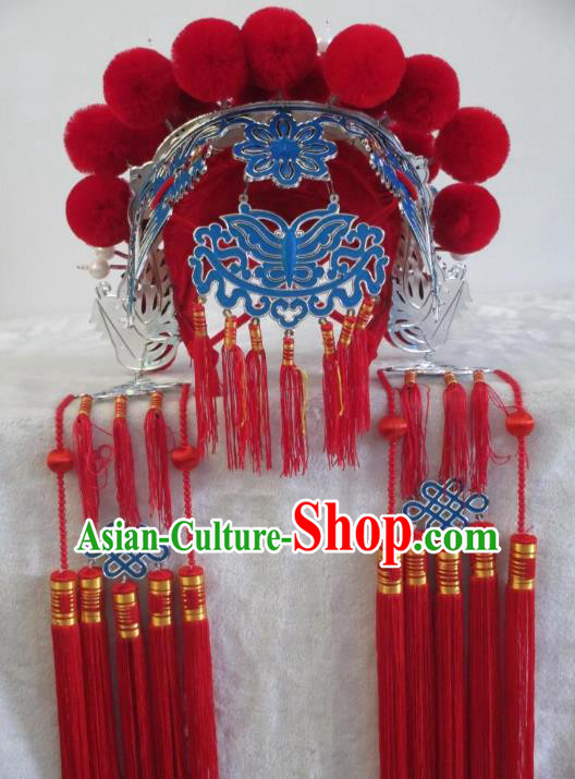 Traditional China Beijing Opera Costume Gifted Scholar Embroidered Robe and Hat Ancient Chinese Peking Opera Embroidery Clothing