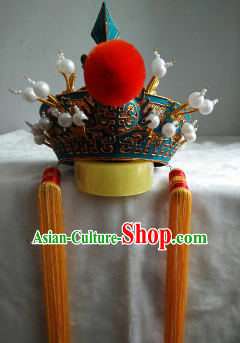 Traditional Chinese Beijing Opera Royal Highness Hats Peking Opera Niche Headwear