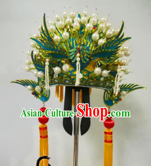 Chinese Traditional Beijing Opera Diva Hats Phoenix Coronet Peking Opera Imperial Consort Headwear