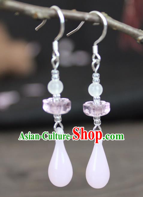 Chinese Ancient Handmade Earrings Accessories Hanfu Tassel Eardrop for Women