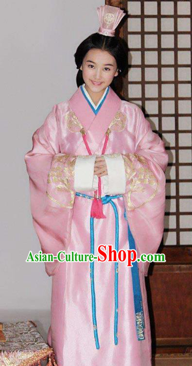 Ancient Traditional Chinese Han Dynasty Nobility Lady Liu Yan Replica Costume Hanfu Dress for Women