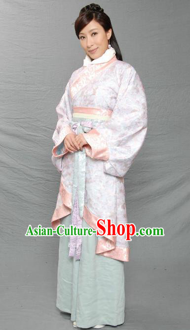 Ancient Chinese Han Dynasty Court Maid Hanfu Dress Las Meninas Replica Costume for Women