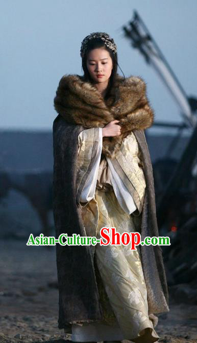 Chinese Ancient Western Chu Dynasty Imperial Consort Yu Ji Hanfu Dress Replica Costume for Women