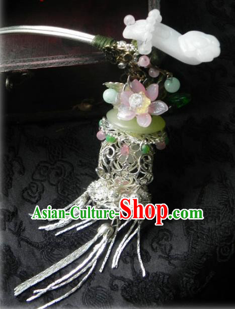 Chinese Handmade Ancient Agate Butterfly Hairpins Step Shake Hair Accessories Classical Hanfu Hair Clip for Women