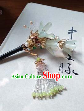 Chinese Handmade Ancient Hair Accessories Classical Hanfu Mangnolia Hairpins for Women