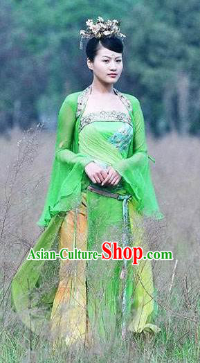 Chinese Ancient Tang Dynasty Female Assassin Courtesan Hanfu Dress Replica Costume for Women