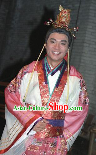 Chinese Ancient Tang Dynasty Emperor Li Shimin Replica Costume for Men