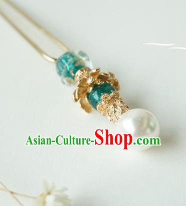 Chinese Ancient Hanfu Handmade Pearl Hairpins Hair Accessories for Women