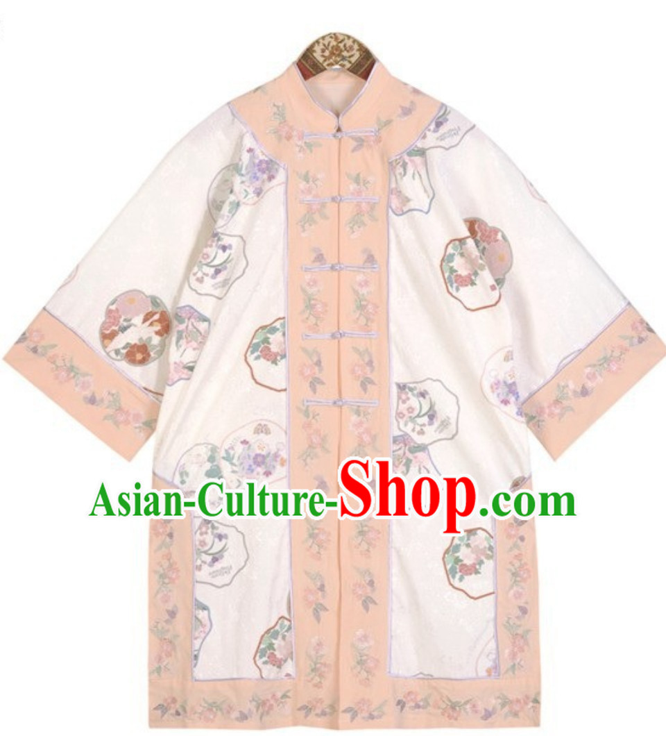 Top Crouching Tiger Hidden Dragon Style Tai Chi Kongfu Taiji Long Blouse