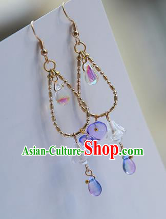 Chinese Ancient Handmade Eardrop Hanfu Earrings for Women