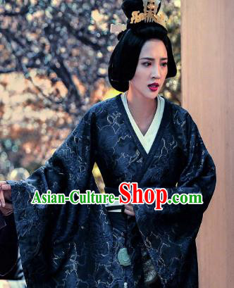 Chinese Three Kingdoms Period Wei State Empress Guo Zhao Hanfu Dress Ancient Replica Costume for Women