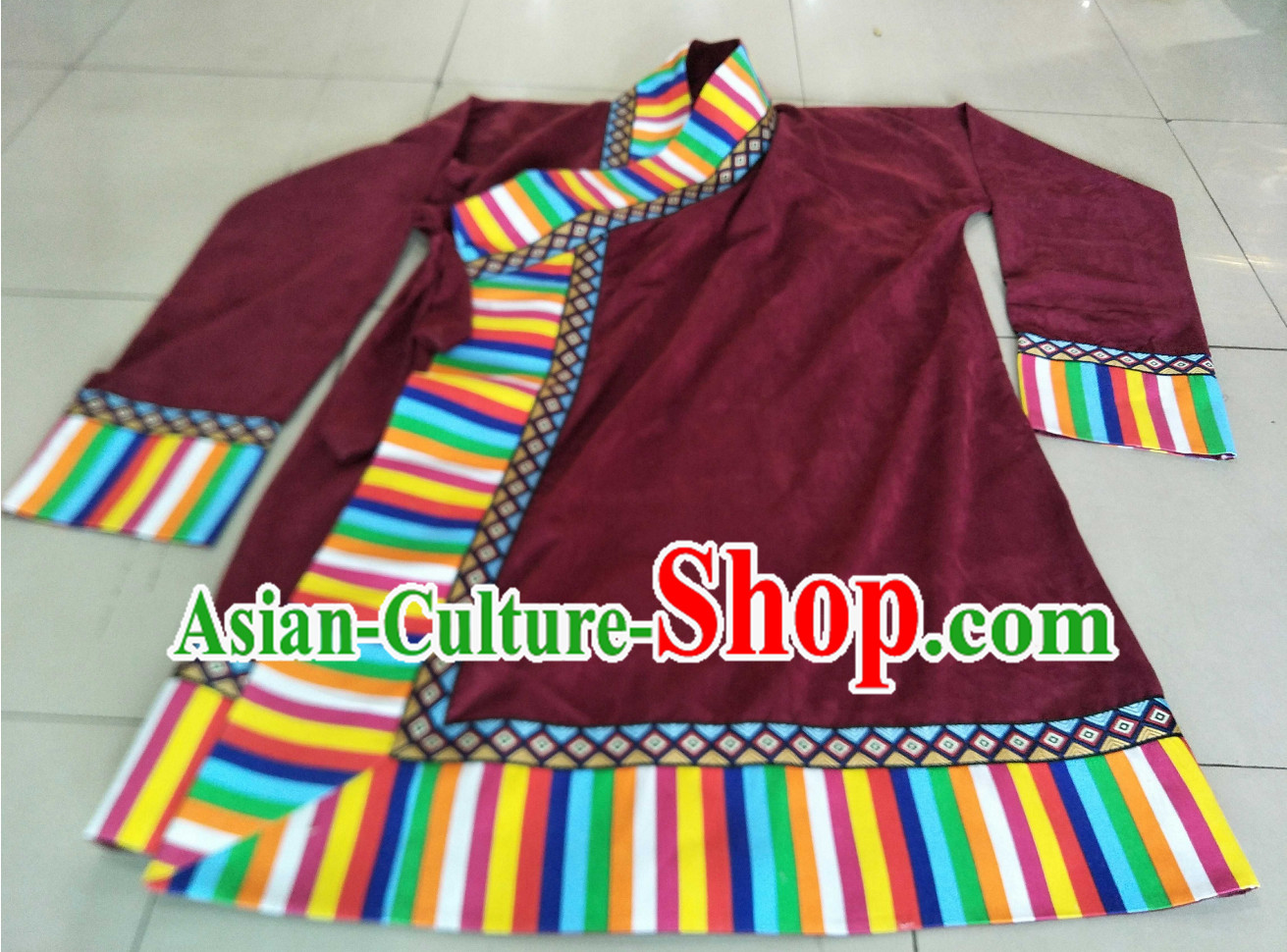 Top Handmade Traditional Tibetan Long Robe for Men